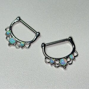 14g nipple jewelry clicker style